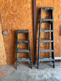 6’ ladder and 4’ ladder