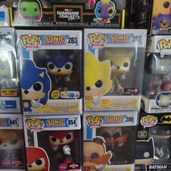 Vaulted Sonic Funko Pops 