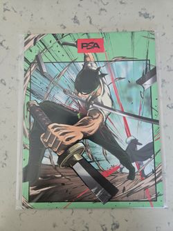 Sdcc psa exclusive one piece zoro magazine