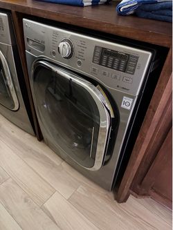 LG Front-Load Washer & Gas Dryer Set – $700