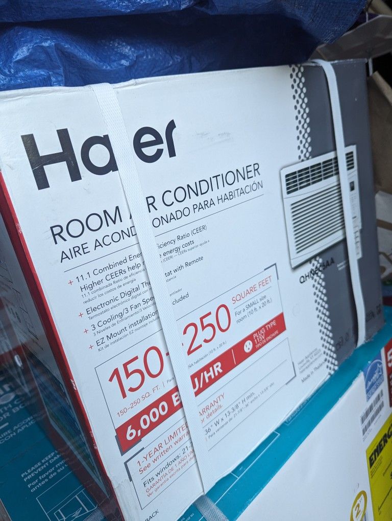 HAIER 6K BTU 250 SF AIR CONDITIONER 