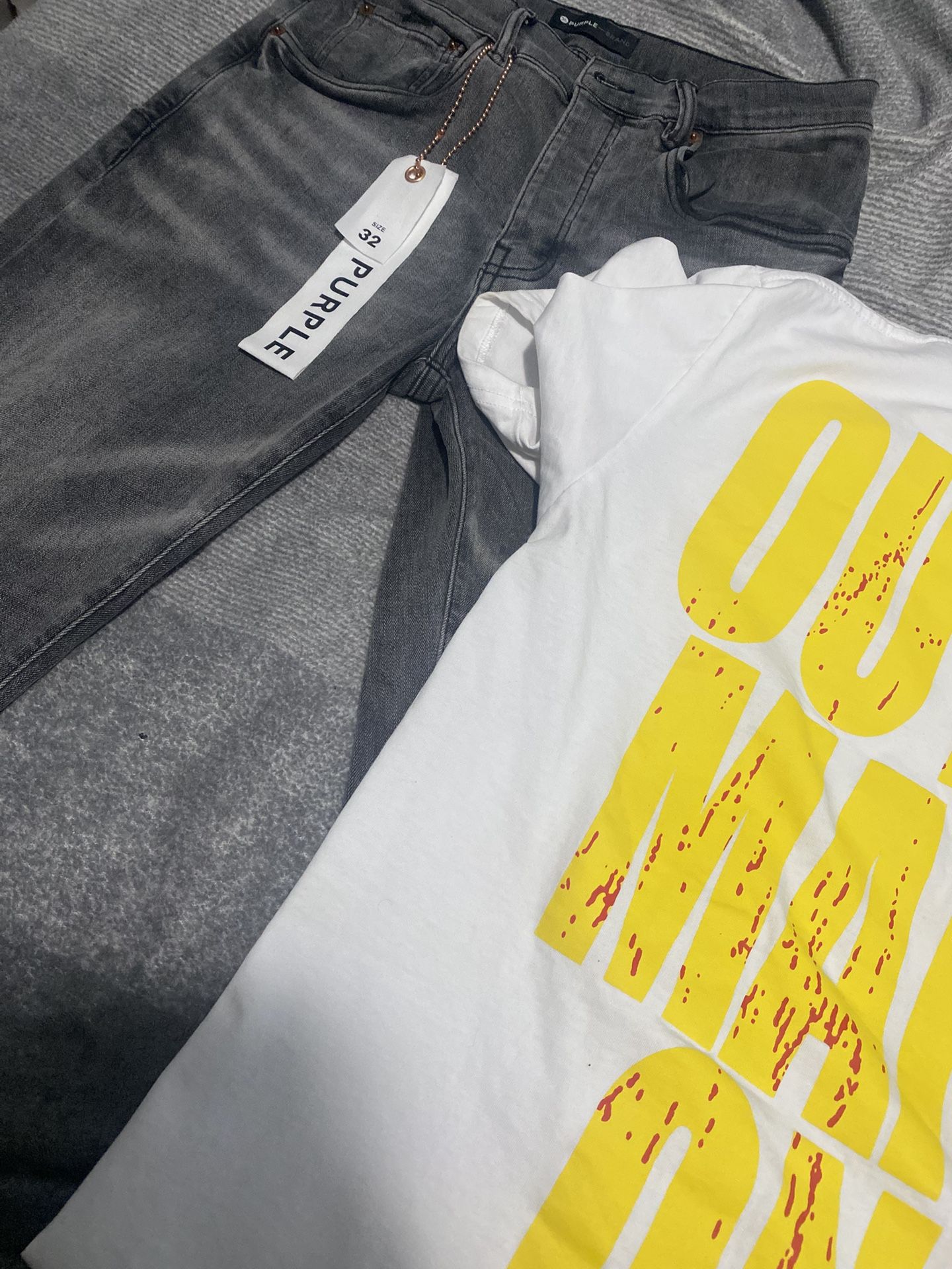 Purple Jeans And God Speed Shirt