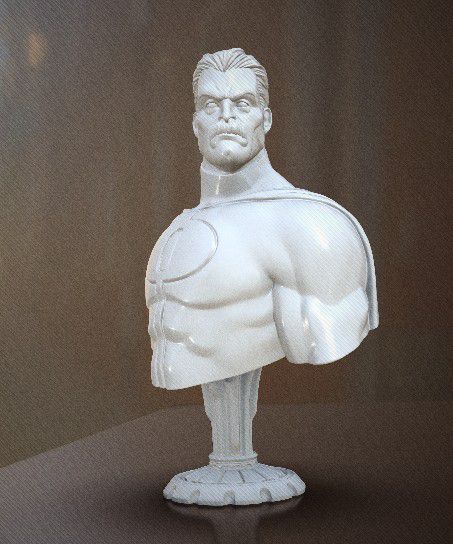 Omni Man Statue Bust Comic Book Video Game Super Hero Playstation Bust Fan Art Marvel