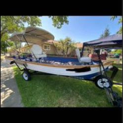 $375 Fishing Boat Best Deal! With Two Troller
