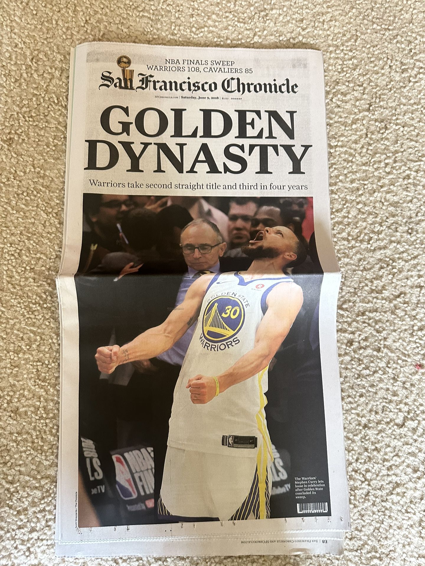 2018 SF Chronicle Warriors Championship