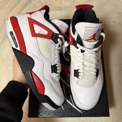 Red Cement Jordan 4’s 