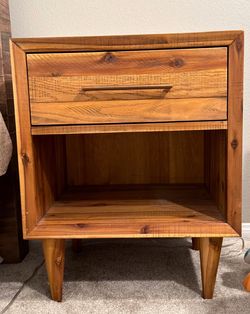 West Elm Reclaimed Wood Nightstands (Pair)