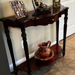 Beautiful Cherrywood Console Table 