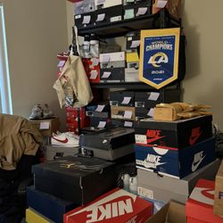 Shoe Collection: Jordan, Nike, Yeezy-143 Pairs