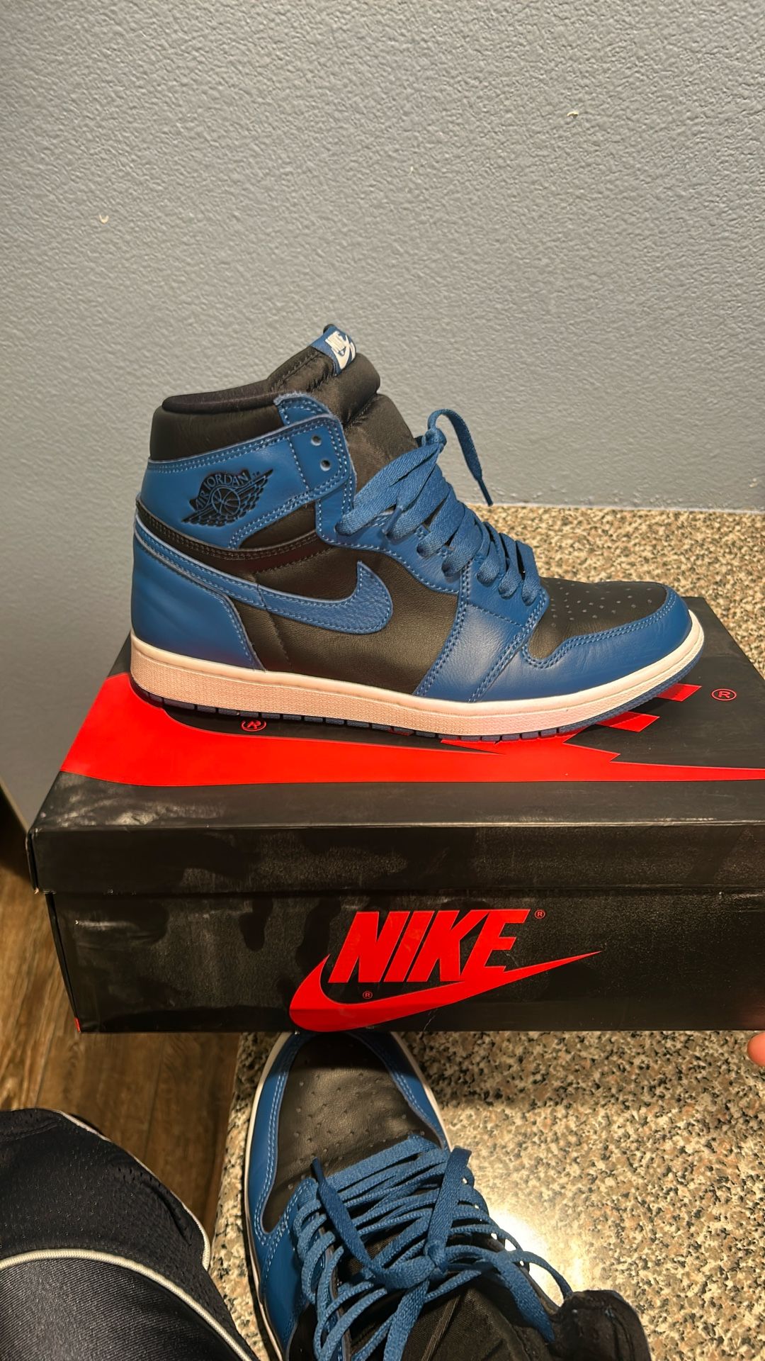 Air Jordan 1 Blue and Black Size 10,All Products : American Fashion Style Bags On Sale