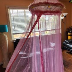 Pink Bed Canopy