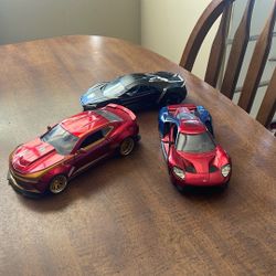 Marvel Cars And Little Action Figures 