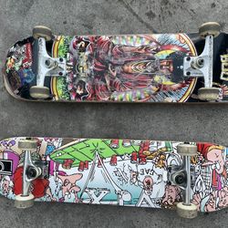 Two Skateboards 
