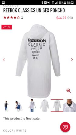 Reebok jacket/poncho