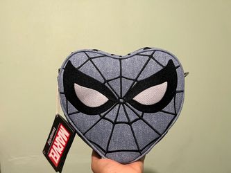 Loungefly marvel spider man heart crossbody