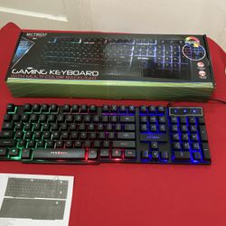 Keyboard With Multi - Color Backlicht ( New