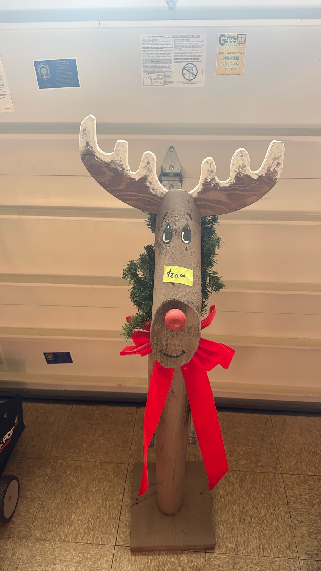 Wooden Rudolph