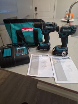 Makita 18V LXT Drill & Impact Driver Combo Kit with Batteries