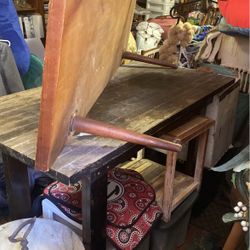 Heavy Wood Butchers Block 