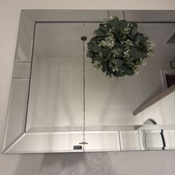Beveled Mirror 42”in x 30”in
