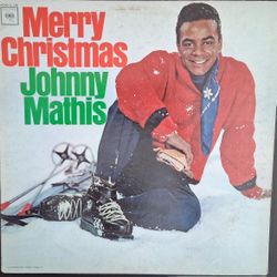 Johnny Mathis "Merry Christmas" 1966 Columbia Reissue (Mono)~VG+/VG+