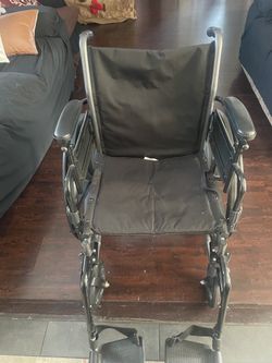 Silver Sport 2 Wheelchair, Detachable Full Arms, Swing Away Footrests and 18 in. Seat