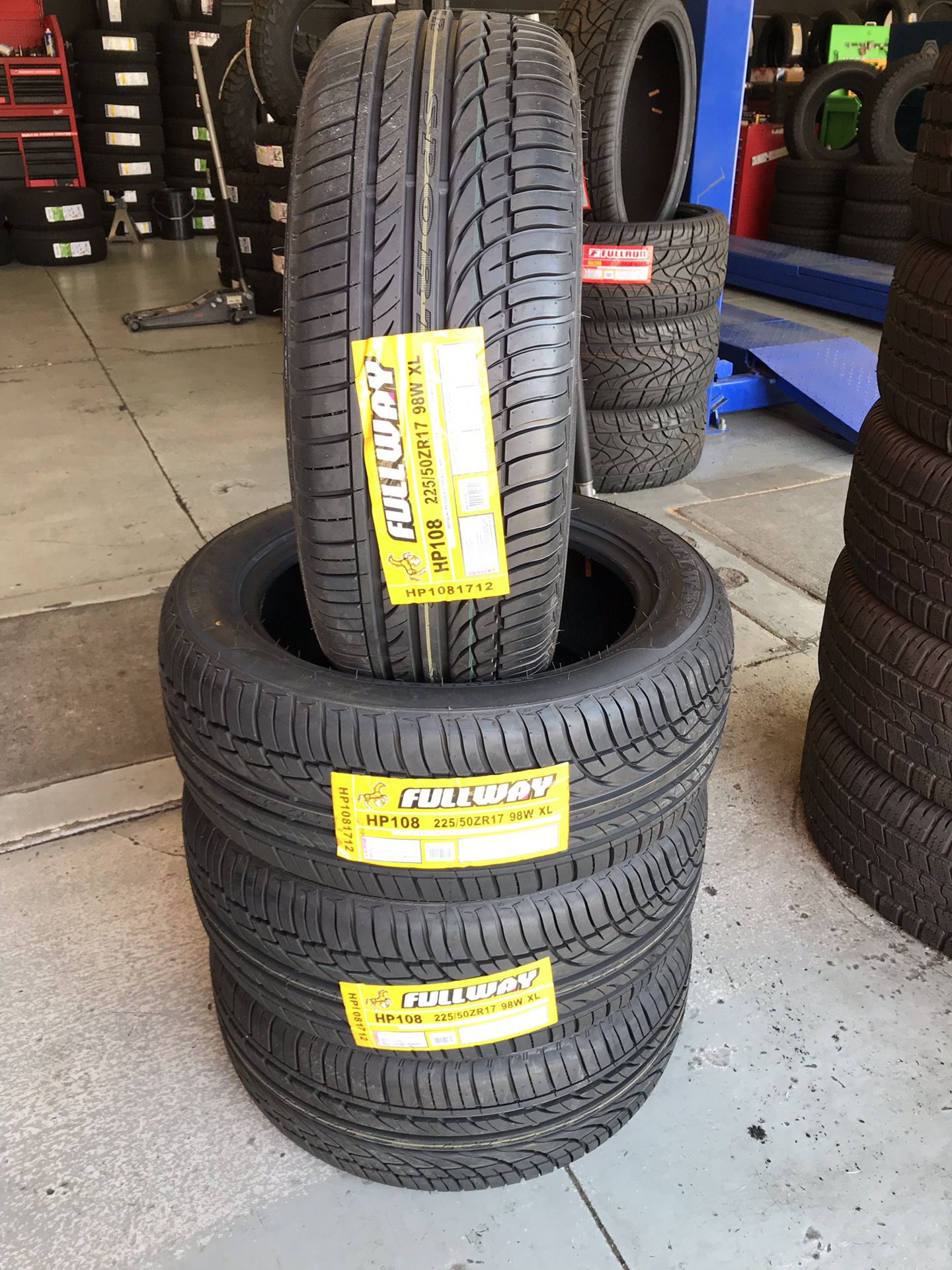 BRAND NEW SET OF TIRES 225/50/17