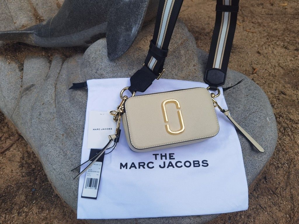 Marc Jacobs The Snapshot Crossbody Bag Cloud White Multi