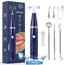 “New”Plaque/Tartar Remover Teeth Cleaning Kit(LED/5 Modes)retail$49