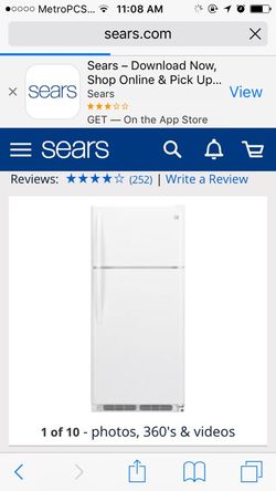 Brand new fridge never used or plugged in