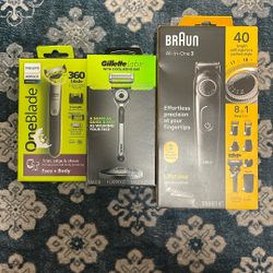 Three Shaver’s Brand New Never Been Opened 