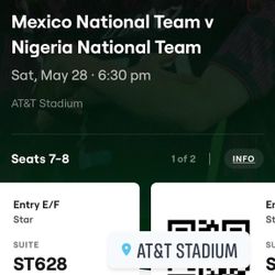 Mexico Tickets Boletos Soccer Futbol