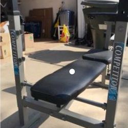 Competitor 555 Weight Work Out And Leg Work Out Bench  