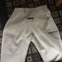 Light Oat Essential Sweats Non Cuffed