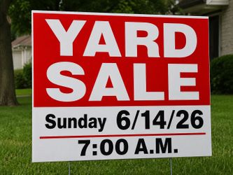 Yard sale-Moving sale