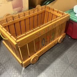 Wooden Toy Box 