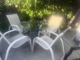 Patio Table With 4 Chairs