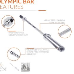 CAP Barbell 2-Inch Olympic 7 ft Barbell Bars  New In box