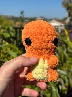Crochet Pokémon Charmander plushie