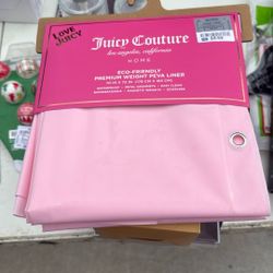Juicy Couture, Pink Shower Curtain Liner