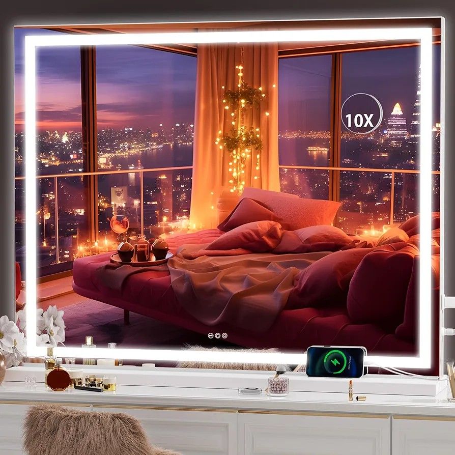 Hasipu LED Vanity Mirror – 40" x 30"