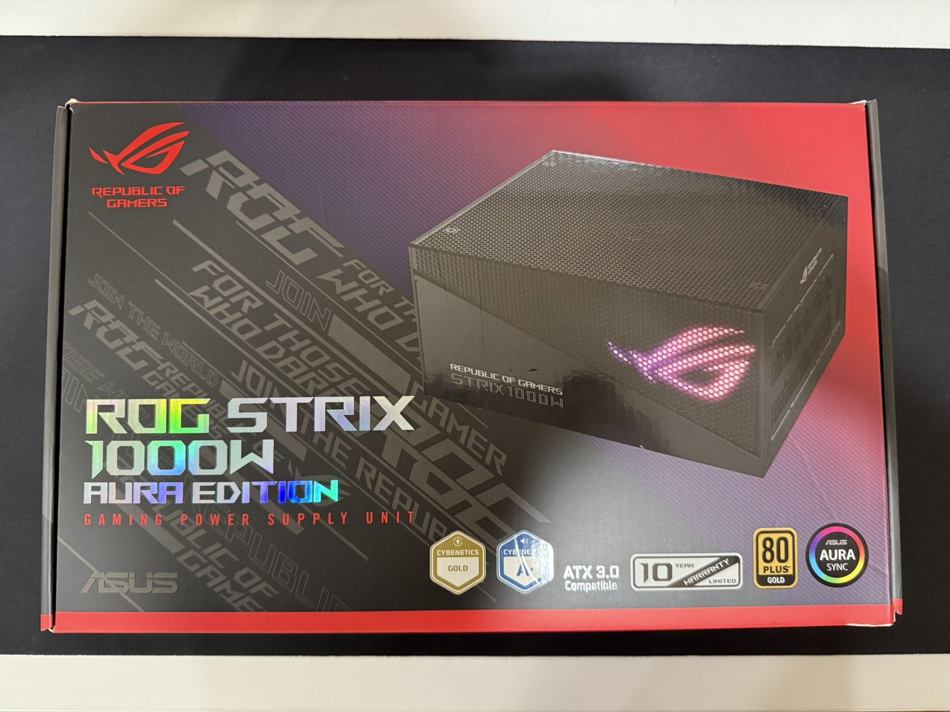 ASUS ROG Strix 1200W Gold Aura Edition (Fully Modular Power Supply)