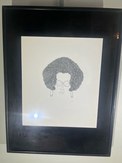 Ollie pen & ink art