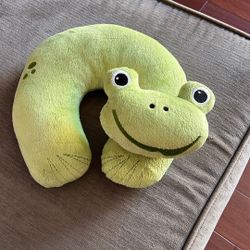 Frog Travel Pillow