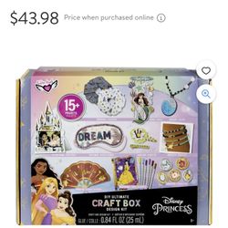 New Disney Princess DIY ultimate Craft Box !