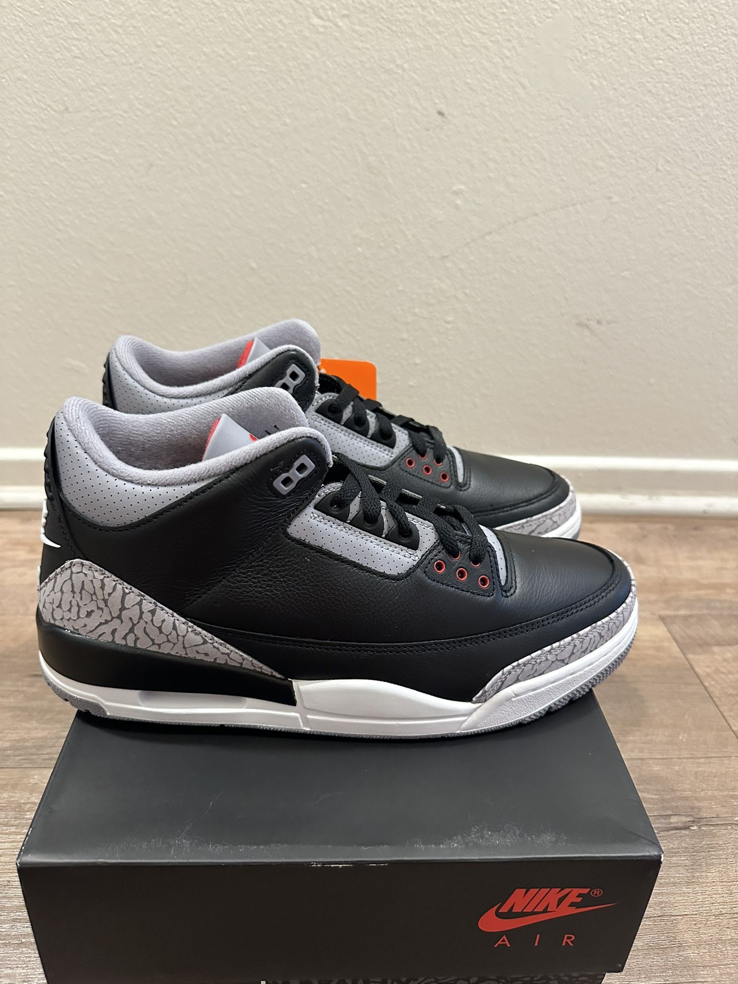 New Jordan 3 Black Cement