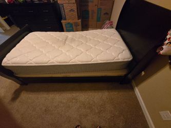 Twin Bed, Mattress and Box Springs
