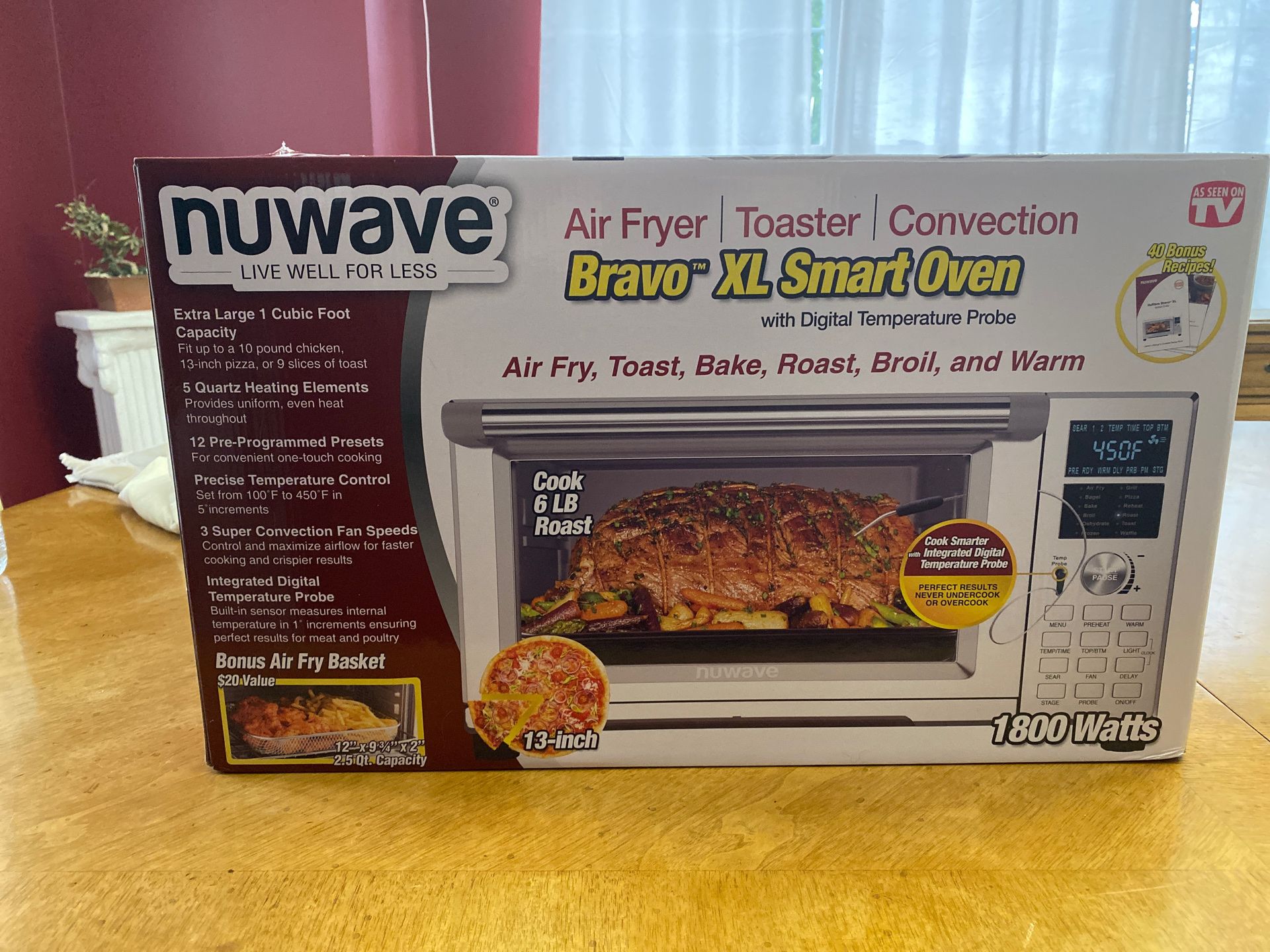 XL Counter Top Smart Oven Brand New Never Opened