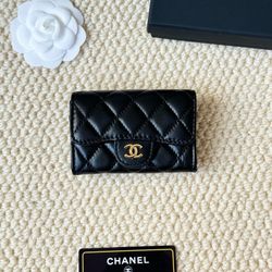 Chanel Black Small Card Holder