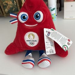 Paris 2024 Summer Olympics/Olympic Phryge Mascot Plush/Offical Licensed 10”